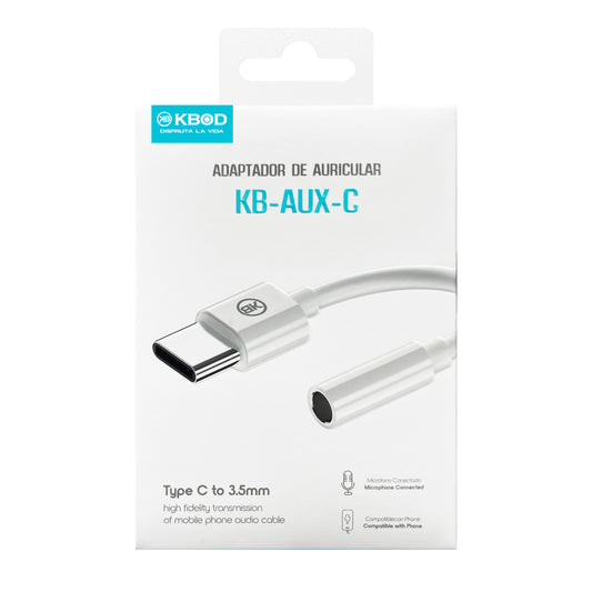 Usb C to 3.5mm Headphone Adapter - KBAUXC