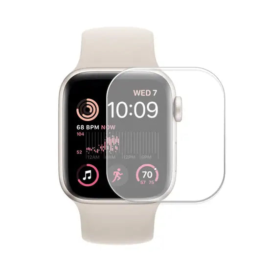 45MM. 3D Clear 3D Curved Tempered Glass for Apple Watch 8/7