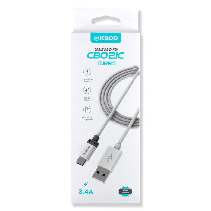 USB Type C Cable - 3.3FT KBOD Fast Charging CBO-21C