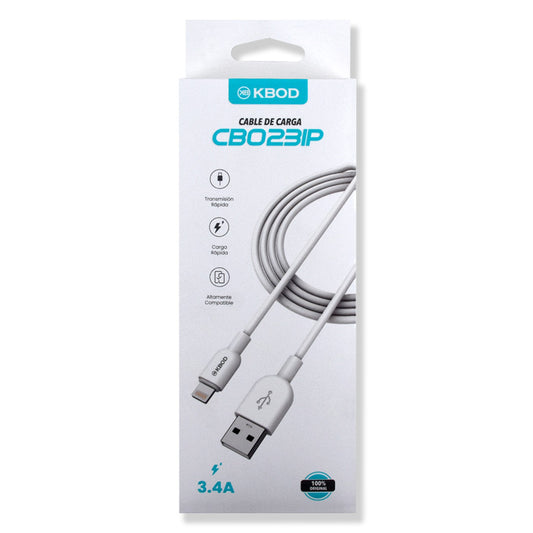 Lightning Cable for iPhone 3.3ft Fast Charging KBOD CBO-23IP