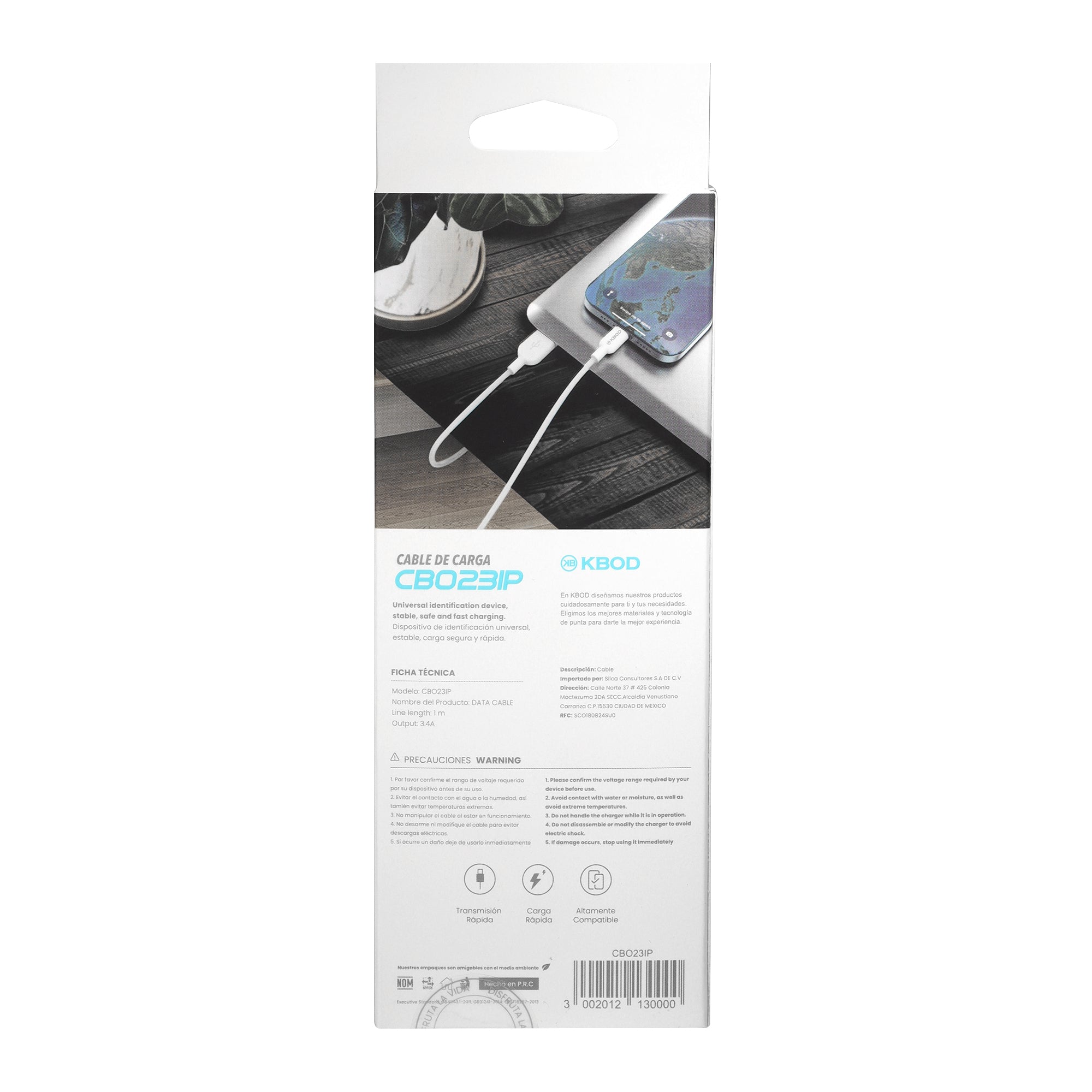 CABLE IPHONE KBOD CBO-23IP