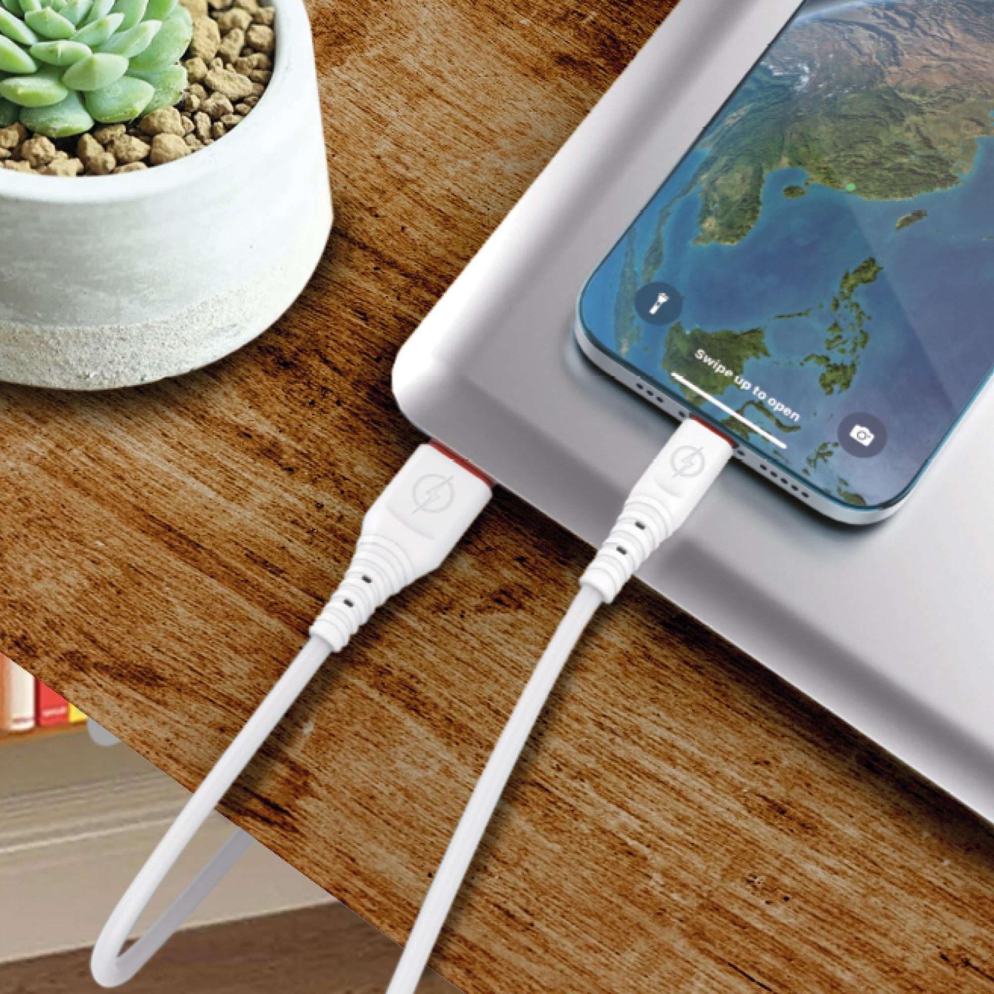 CABLE LIGHTNING IPHONE 3.3FT FAST CHARGING KBOD CBO-33IP