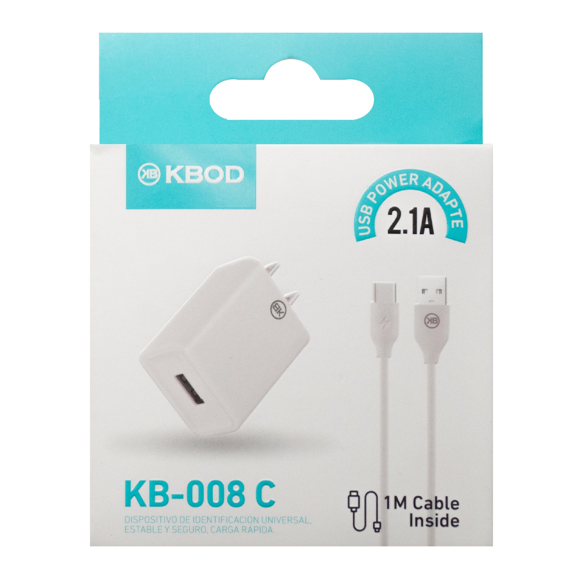 CHARGER CABLE TYPE C KBOD KB-008-TC