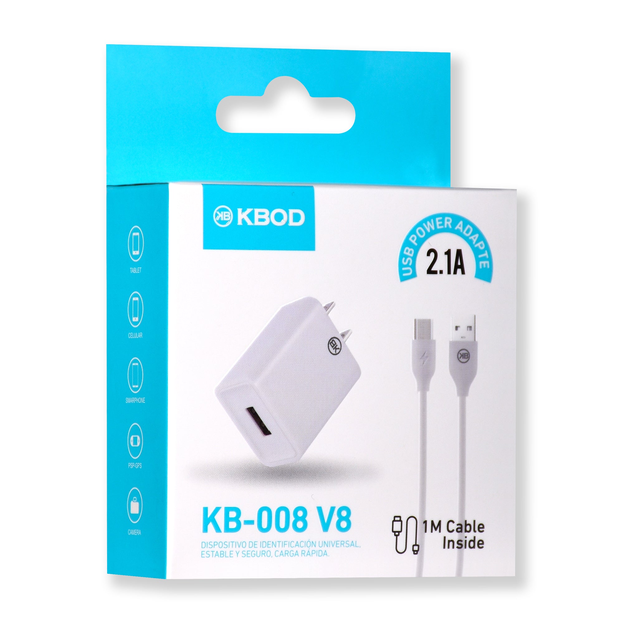 CARGADOR KBOD KB-008-V8