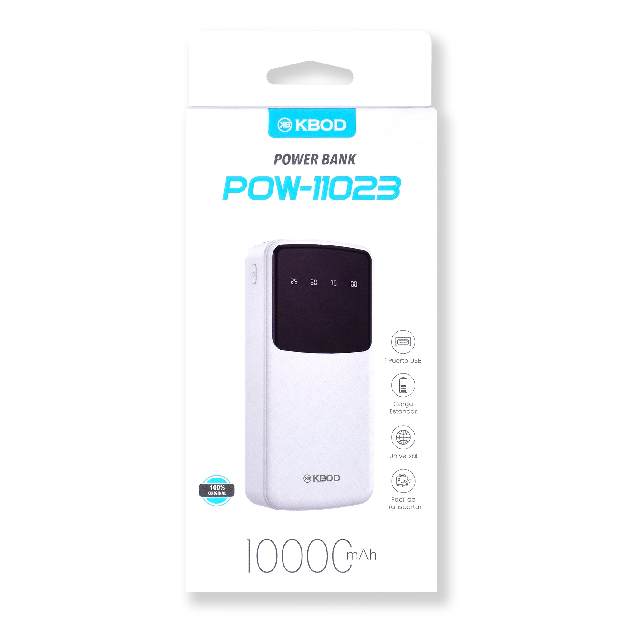 BANCO DE ENERGÍA KBOD 10.000 MAh POW-11023