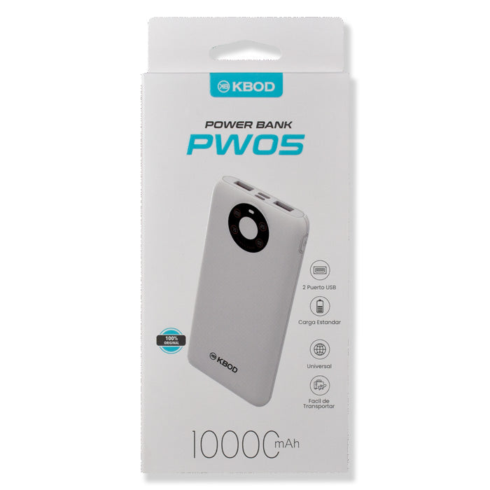 POWERBANK KBOD  10.000 MAh PW-05