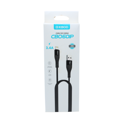 Lightning Cable for iPhone 3.3ft Fast Charging KBOD CBO-60IP