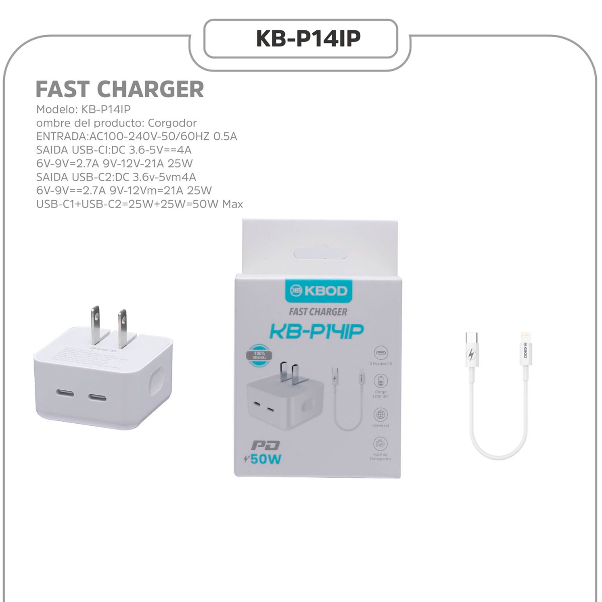 CHARGER KB-P14 IP